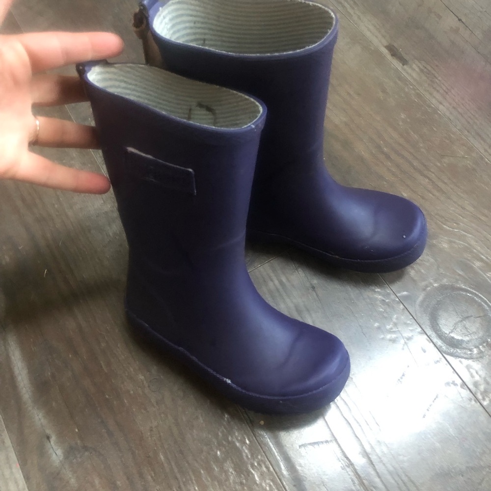 Bisgaard barefoot rain boots size 27